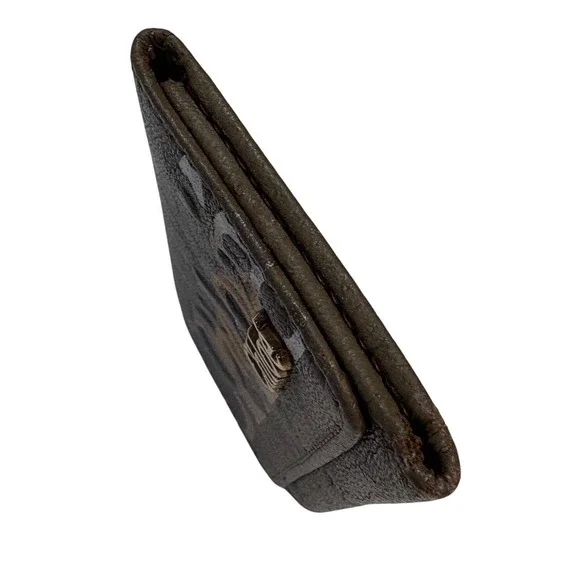 Chloe Taupe Brown Leather Monogram Key Holder Wallet - Picture 3 of 13